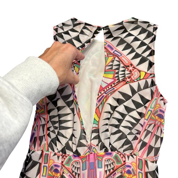 Mara Hoffman Women’s multicolor maxi dress, back keyhole, empire waist, 0 - Picture 12 of 12